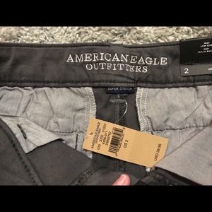 AE Midi Low Rise Twill Shorts